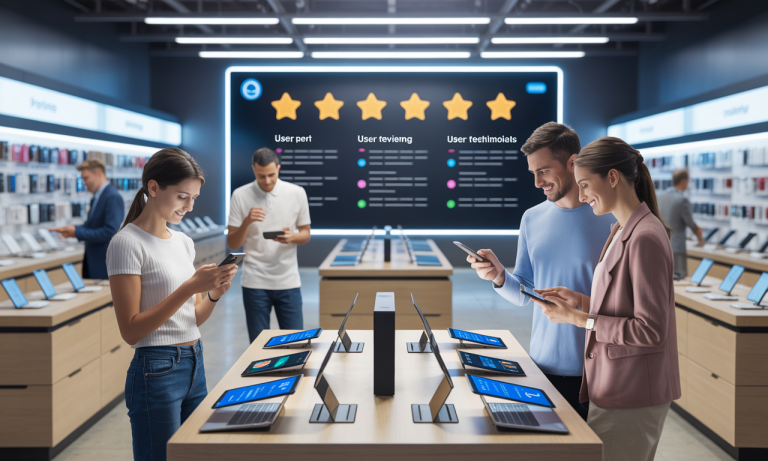 The importance of user reviews in tech shopping