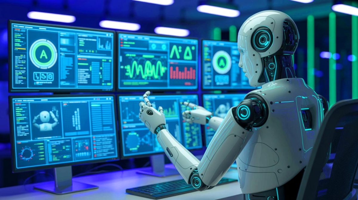 Illustration of AI-driven insider threats surpassing external attacks in cybersecurity.
