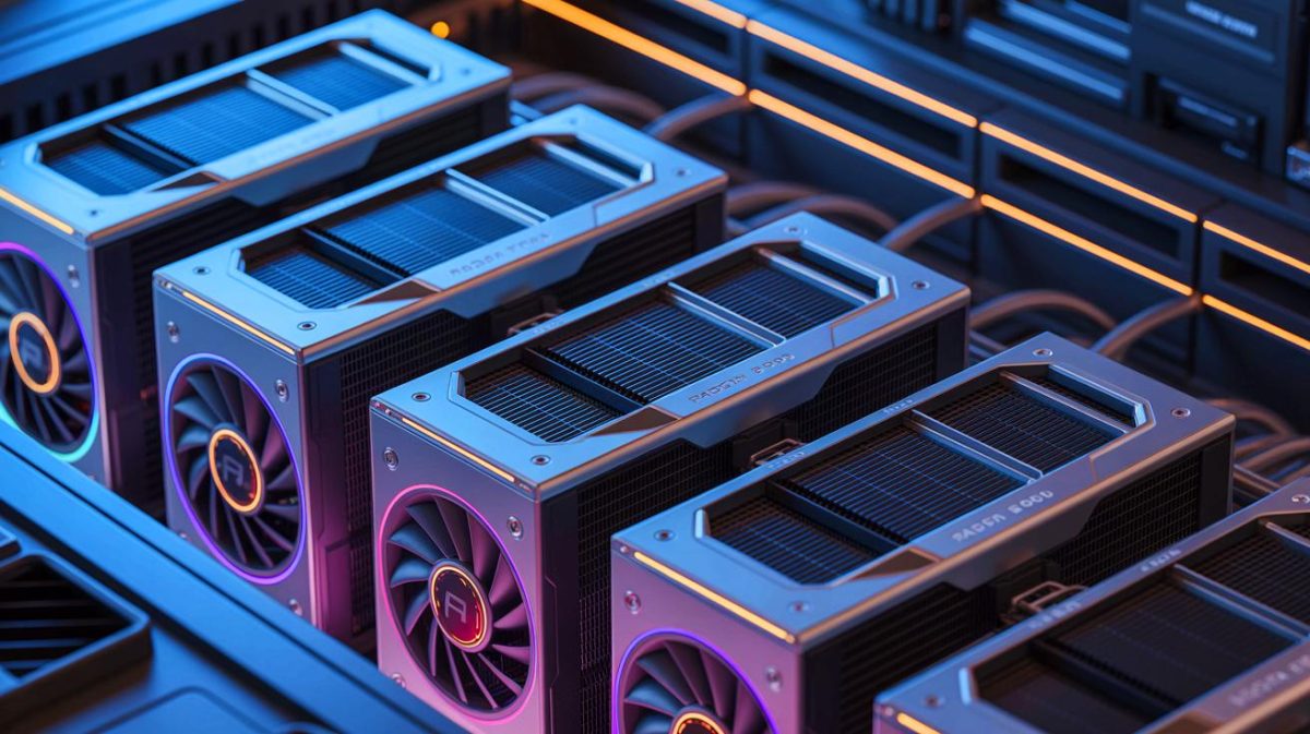 Radeon AI Pro R9700 GPUs With “Revolutionary 32GB Memory” Divide Workstation Builders Over Blower Cooling Controversy Illustration of the Radeon AI Pro R9700 GPU by major brands with advanced design for professional use.