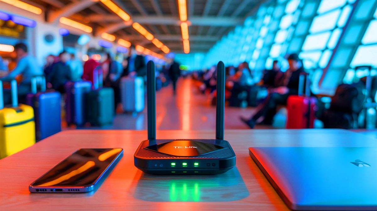 “They Fit 1000 Features in This Tiny Gadget”: TP-Link’s New Travel Router Packs WiFi 7, VPN Apps, and File Sharing in Your Pocket Illustration of the TP-Link TL-WR3602BE travel router with Wi-Fi 7 technology.