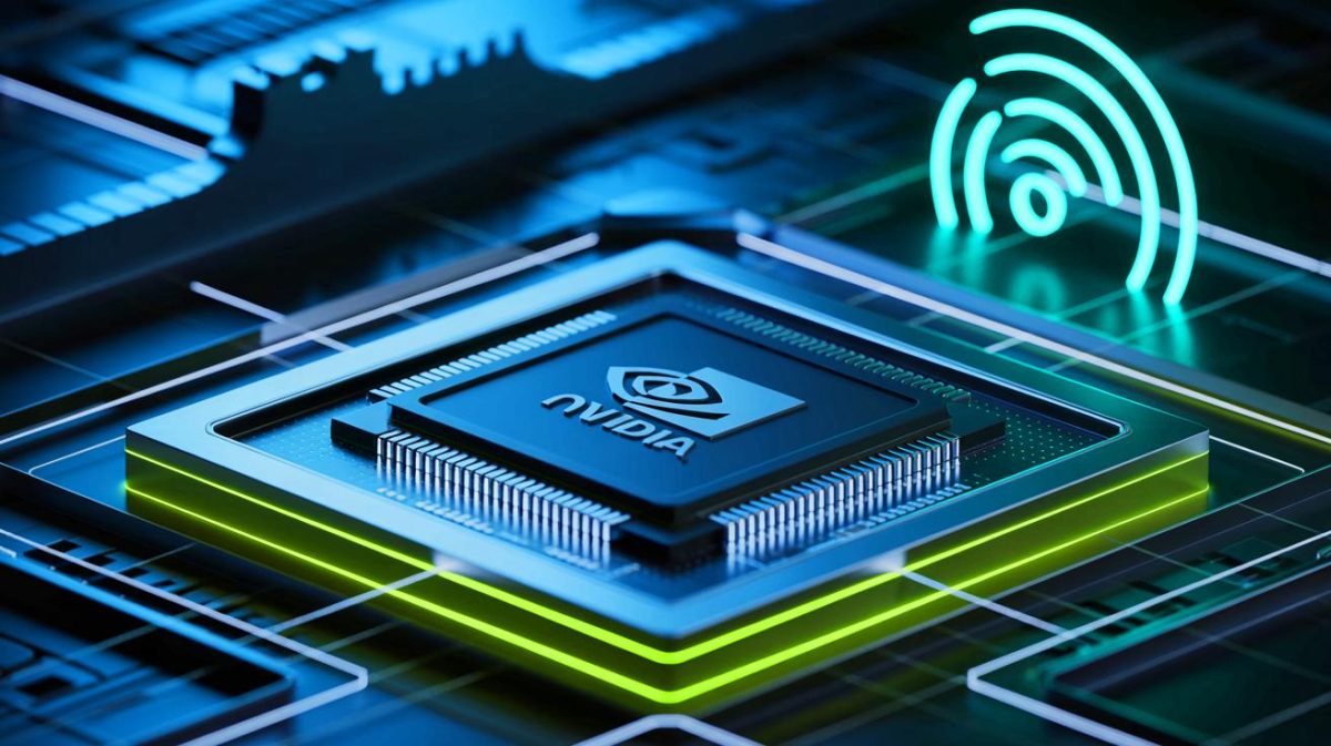 Illustration of Nvidia's H20 chip under investigation by China's Cyberspace Administration.