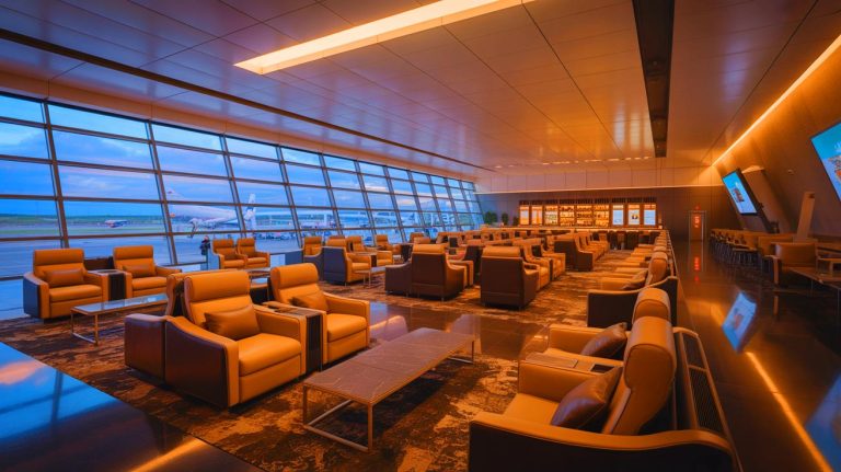 United’s Stunning New Lounge Is a Tech Lover’s Paradise But Critics Say “This $20 Million Space Is a Slap in the Face to Regular Travelers”