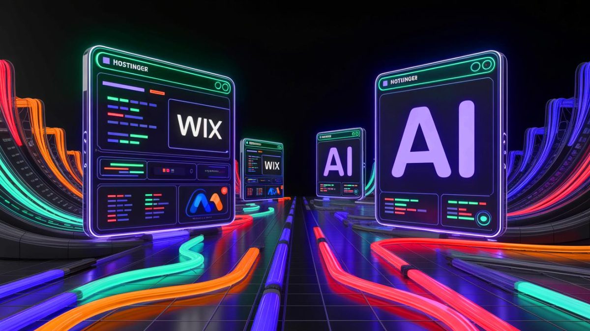 AI Search Declares ‘It’s Revolutionary’ as Hostinger Surpasses GoDaddy and AWS, Transforming Website Creation for Millions Illustration of AI-driven search reshaping web hosting and website creation dynamics.