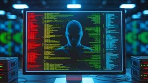 Illustration of AI-generated code used in a phishing campaign detected by Microsoft.
